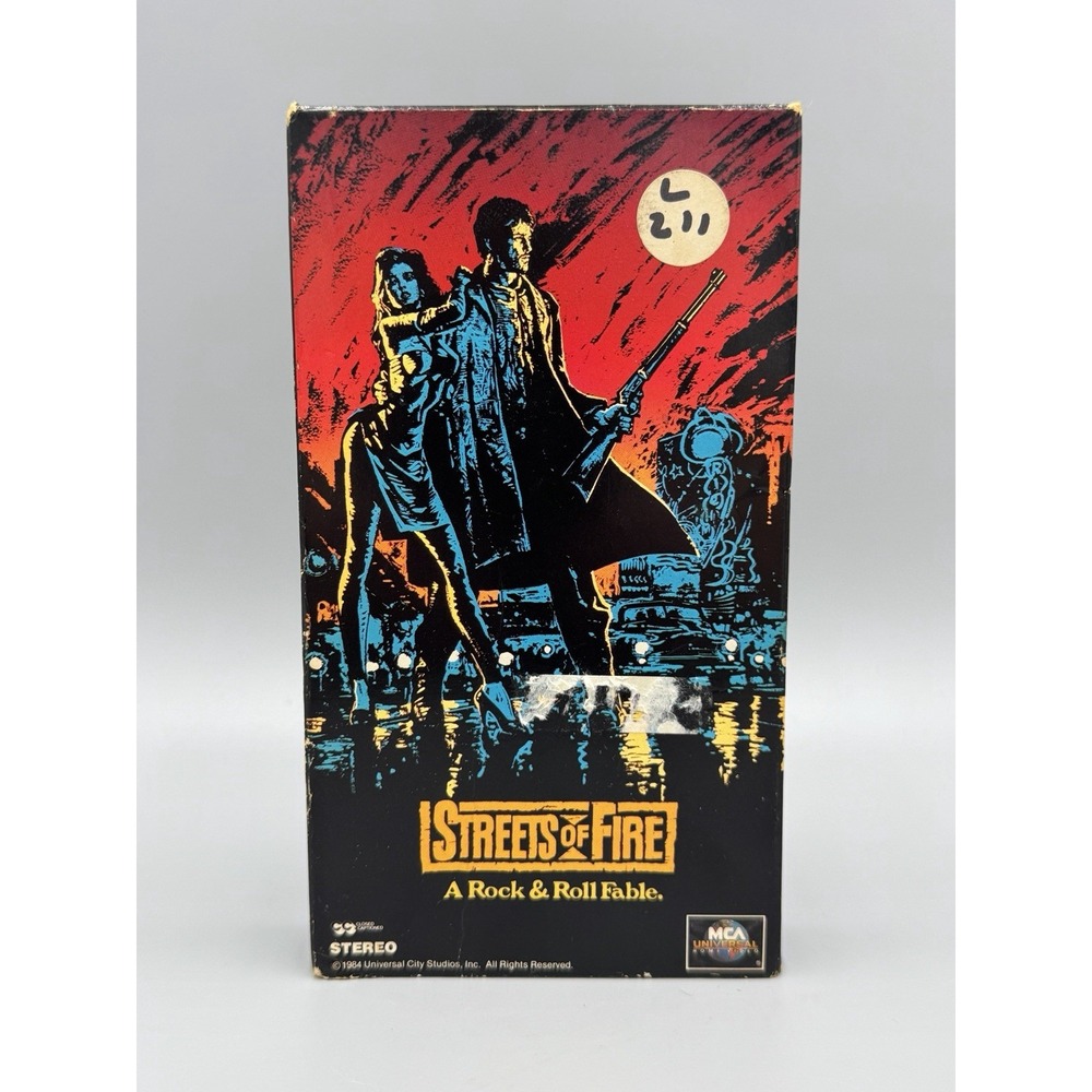 Streets of Fire 1984 VHS A Rock & Roll Fable Crime Thriller Movie